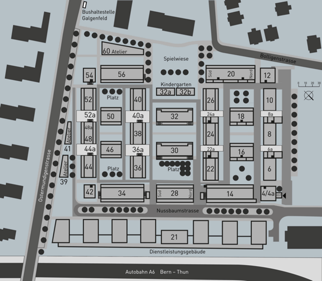 Plan Siedlung Baumgarten